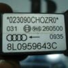 Airbag Centralita Crash Sensor Audi A3 8L0959643C 8LO959643C