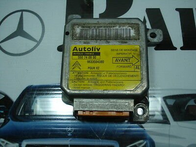 Airbag Centralita Crash Sensor Citroen 9633504380 550740900