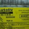 Airbag Centralita Crash Sensor Citroen 9633504380 550740900