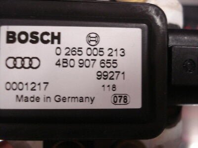 Sensor guiñada  Audi A6 4B0907655  4BO907655 BOSCH 0265005213