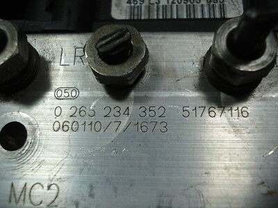 Unidad hidráulica del ABS Fiat Stilo  51767116 0265234352 0265950483 0051767116