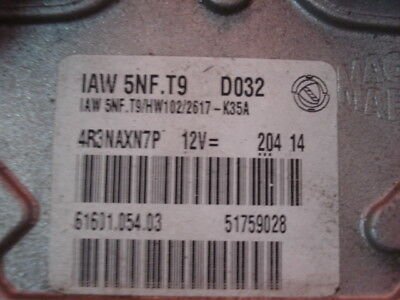 Centralita del motor Fiat Stilo 55759028 6160105403 IAW5NFT9 0055759028