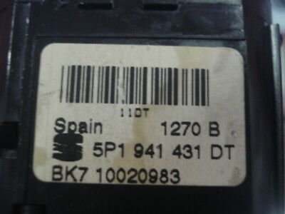 Conmutador de luces VW Seat Altea Skoda Audi 5P1941431DT 5P1 941 431 DT
