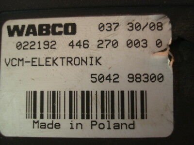 Centralita WABCO  IVECO 4462700030 446 270 003 0 504298300