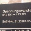 Transformador de voltaje 24V a 12V   MAN 81259070277 81.25907.0277