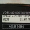 Centralita  MAN L2000 412409007001  V081412409007001 AGB 1454