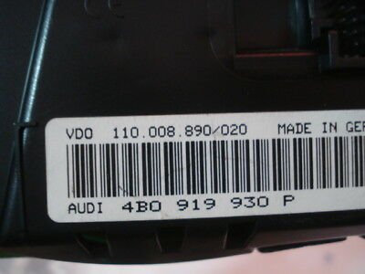 Cuadro de instrumentos  Audi A6 4B0919930P 4BO919930P 110008890020