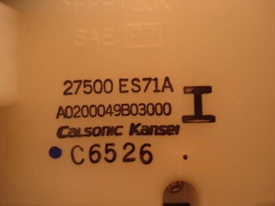 _1 A/C System / Clima panel de control Nissan X-Trail 27500ES71A 27500 ES71A