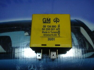 Relé / Relais / Rele / Relay /OPEL CORSA GM 09134880 09 134 880 50206001A