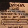 Centralita SCANIA 1429020 1445815 0227-0056 24V 3129