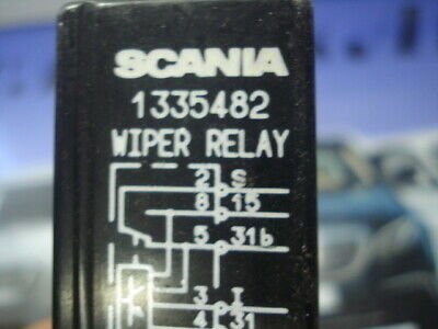Relé del limpiaparabrisas  Scania 6860 24V 1335482 WIPER RELAY