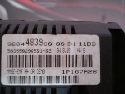 Pantalla del salpicadero Peugeot 207 9664483980 966448398000 503550290501-02