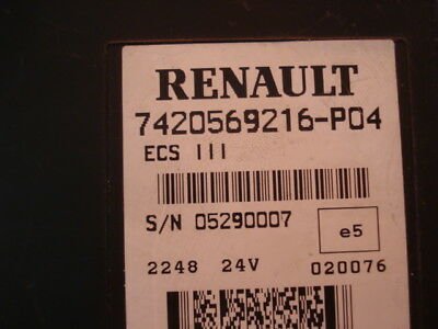 Centralita   Renault  ECS III 7420569216P04 7420569216-P04  05290007
