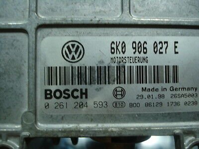 Centralita del motor VW Seat 6K0906027E 6KO906027E 0261204593