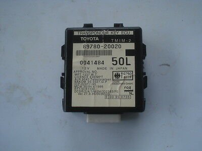 Control de la unidad Toyota Carina 8978020020 89780-20020