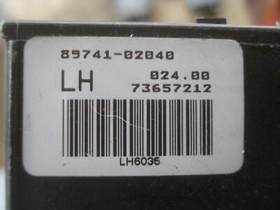 Relay / Relais / Relay / Toyota Corolla 89741-02040 8974102040 LH 73657212