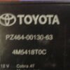 Control de la unidad de alarma Toyota Corolla 4M5418T0C PZ464-00130-63