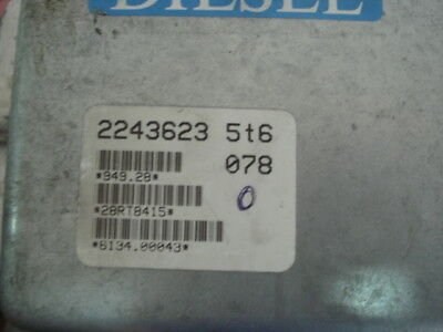 Centralita del motor BMW 525 2242212 2243623  0281001078