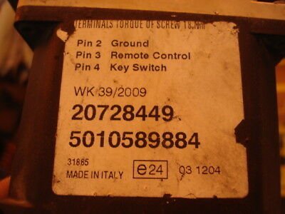 Centralita Unidad de control VOLVO 20728449 5010589884