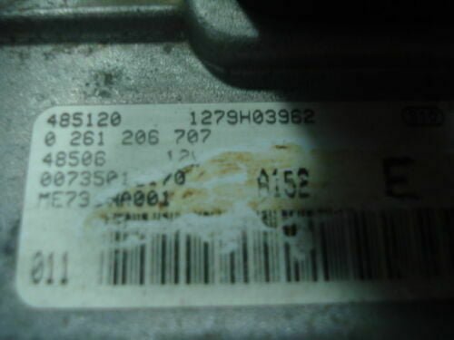Centralita del motor Alfa Romeo 147 BOSCH 0261206707 0 261 206 707