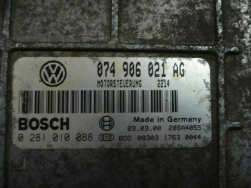 Centralita del motor VW Volkswagen 074906021AG 0281010088 074 906 021 AG BOSCH