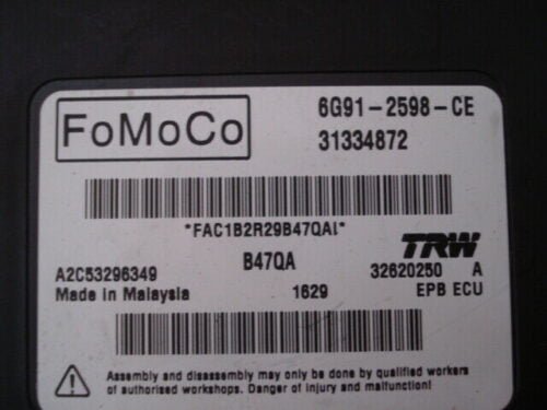 Centralita freno Volvo V60 XC60 XC70 6G91-2598-CE 6G912598CE A2C53296349