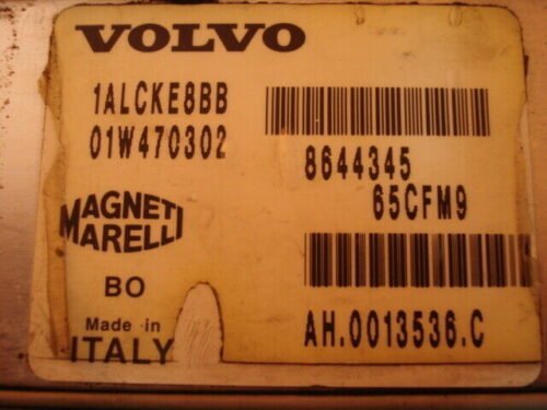 Acelerador Volvo 8644345 01W470302 65CFM9 AH.0013536C MAGNETI MARELLI