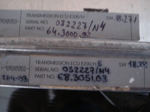 Transmisión controlador VOLVO 20498888P01 D864.3E VOITH AUTOMATIC
