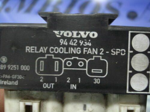 Relé del ventilador del radiador Volvo V70 S70 9442934 899251000