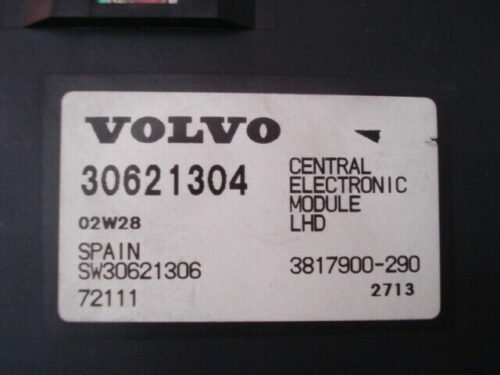 Módulo electrónico central Volvo V40 30621304 02W28 SW30621306 3817900-290