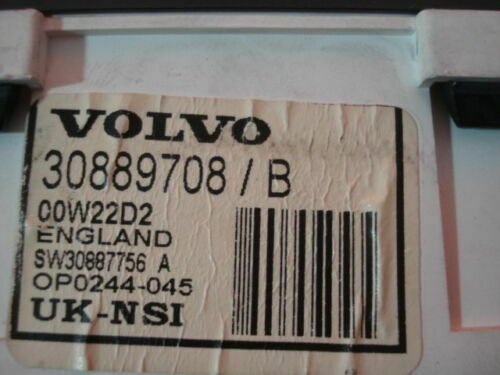 Cuadro de instrumentos VOLVO 30889708/B 30889708B 00W46D4 SW30887756A SW30887756