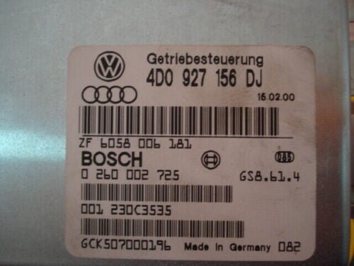 _57 Módulo de control de transmisión Audi A8 4D0927156DJ 4DO927156DJ 0260002725