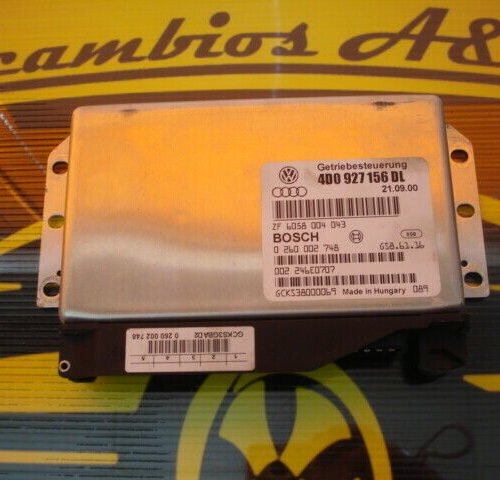 Módulo de control de transmisión Audi 4D0927156DL 0260002748 4DO927156DL