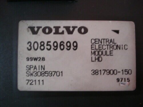 Central Módulo electrónico Volvo V40 30859699 99W28 SW30859701