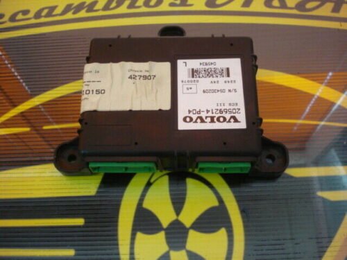 Centralita VOLVO ECS III 20569214-P04 S/N 05430209 20569214-P04