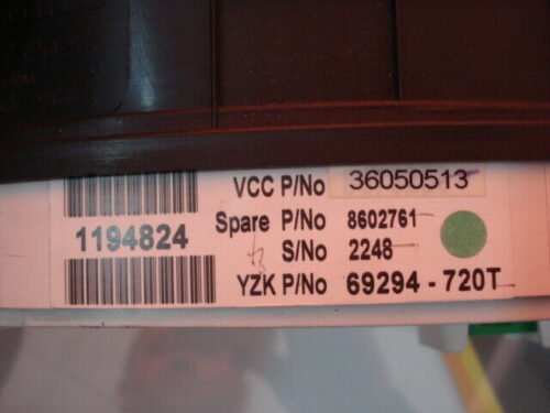 Cuadro de instrumentos Volvo 36050513 1194824 8602761 69294-720T