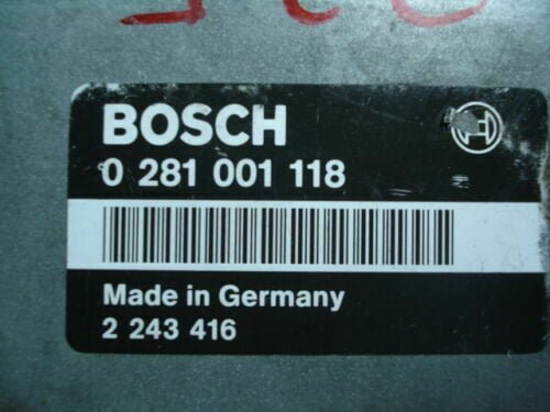 Centralita del motor BMW E36 325TD 2243416 22446653K5 BOSCH 0281001118