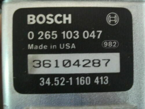 ABS Centralita BMW E34 525 34521160413 BOSCH 0265103047 0 265 103 047