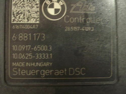 _57 ABS BMW DSC MK100 3451688117201 10022007824 6881173 100917-65003 100625-33331