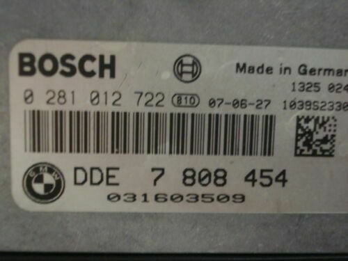 Centralita del motor / MotorSteuergerat / BMW Mini Cooper 0281012722 DDE 7808454
