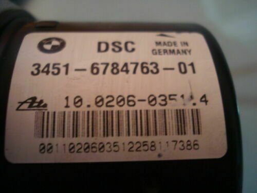ABS BMW 3451678476301 100206035114 3452678476401 3452 6784764-01 10096008393