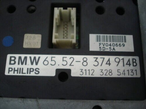 navegación de la pantalla BMW 65528372759 65528374914B 65.52-8374914B