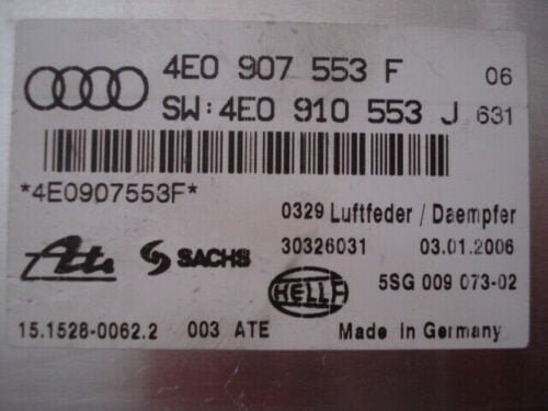 Unidad suspensión AUDI A8 4E0907553F 4E0910553J  4EO907553F 4EO910553J