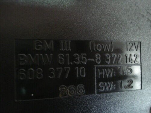 Centralita / Unidad de control BMW 60837710 61358372142 142 HW 7.5 SW 1.2