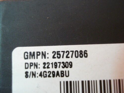 Sensor guiñada  CADILLAC SRX 25727086 22197309 4G29ABU ACS-08C-220-100