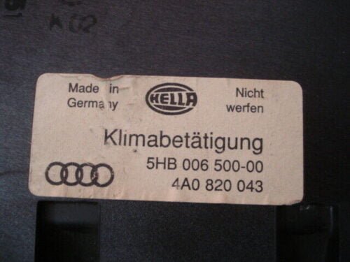 A/C System  Clima panel de control Audi  4A0820043 4AO820043 5HB00650000