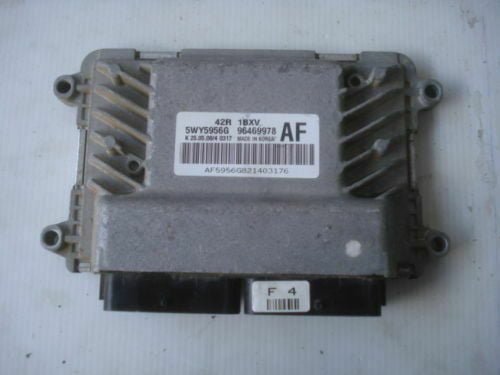 Centralita del motor Chevrolet Aveo II 1.2 I 96469978AF 96469978 AF 5WY5956G