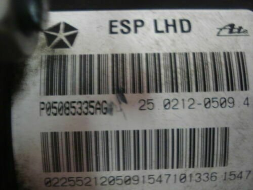 ABS CHRYSLER P05085335AG 25021205094 000401-102C.4 25.0927-4398.3 25.0613-3441.3
