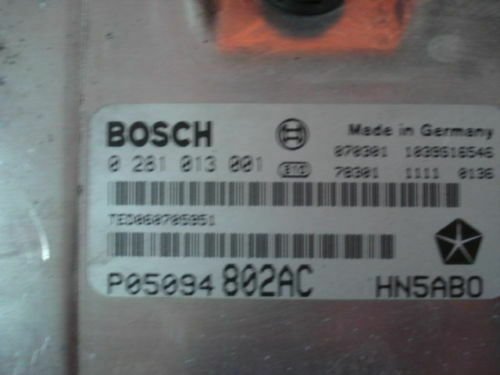 Centralita del motor Chrysler P05094802AC 05094802AC 05094802 0281013001 HN5AB0