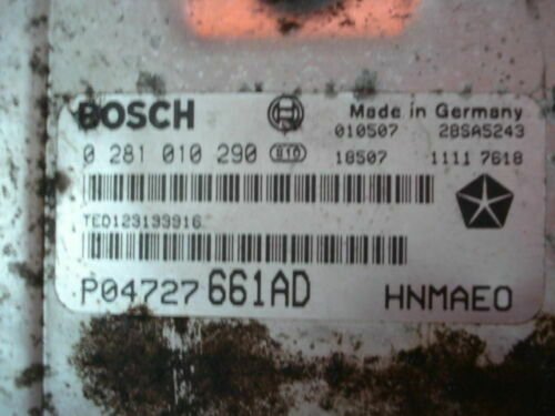 Centralita del motor Chrysler Voyager P04727661AD 04727661AD 0281010290